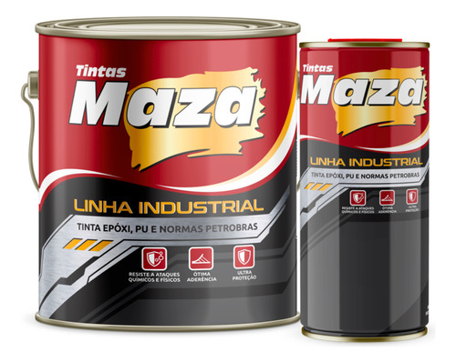 Maza Kit Verniz Pu Para Piso 3,6l - Fosco Acetinado Brilhant