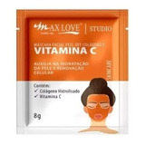 Max Love Máscara Facial Peel Off Skincare Vitamina C Sachê Tipo De Pele Mista