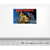 Vinil Sticker Pared 90cm Lado Iron Maiden Modld0002