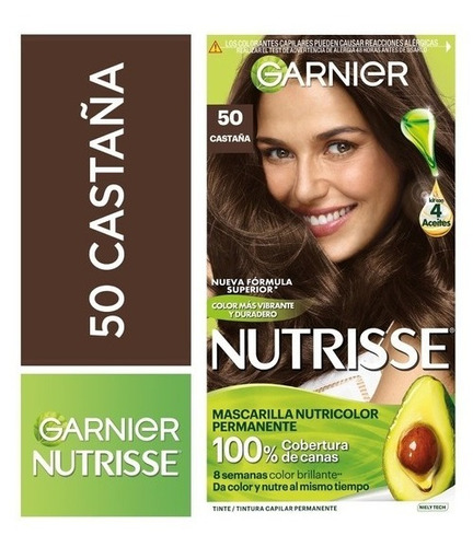 Garnier Nutrisse: Kit Completo Tintura Permanente X 45g