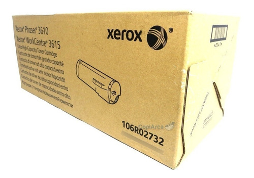 Workcentre 3610 3615 Xerox Toner Negro Original 106r02732