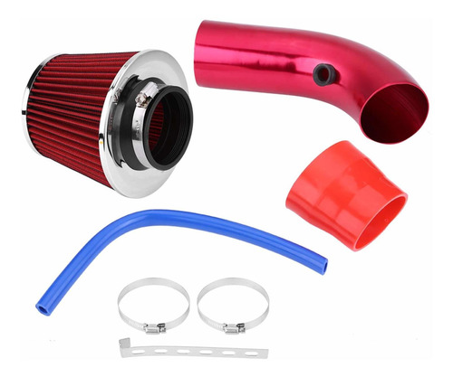 76mm 3 Pulgada Universal Car Cold Air Intake Filter Aluminum