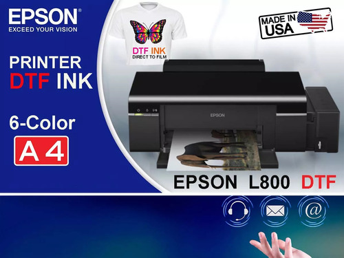 Impresora Epson L800 Dtf + Rip V 10.5 Desktop. 