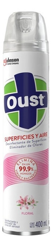 Oust Desinfectante Superficies&ambientes, Floral, 400ml