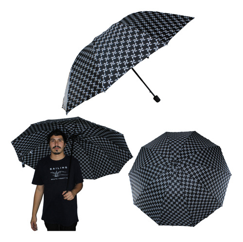 Sombrinha Guarda-chuva Básico Estampado Cabo De Ferro  