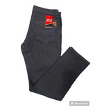 Jean Hombre Clasico Elastizado Recto Color Gris Oscuro