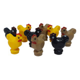 Animales Simil Lego Pollitos Gallinas Colores Surtidos