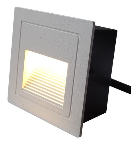 Aplique De Incrustar Nicho Led Luz Guia 2w 3000k