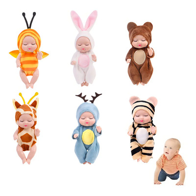 Muñeca Bebé Juguetes Lindo Silicona Reborn Realista Muñeca Bebé Reborn Realista Juguetes Lindo Regalo 11cm 6pzs | Meses sin interés