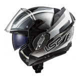 Casco Abatible Ls2 Ff900 Valiant 2 Orbit Blanco/titanium