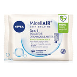 Toallitas Desmaquillantes Nivea 3en1 Ttp Biodegradables 25u