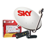 Kit Sky Pré Pago Sd Completo + 4 Meses Recarga Digital