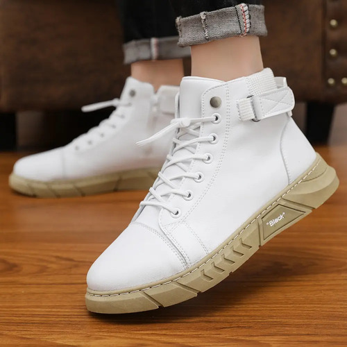 Botas Casuales Hombre Botas Martine De Cuero Con Cremallera | MercadoLibre