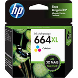 Cartucho Tinta Hp 664xl Color Original. Envío Gratis