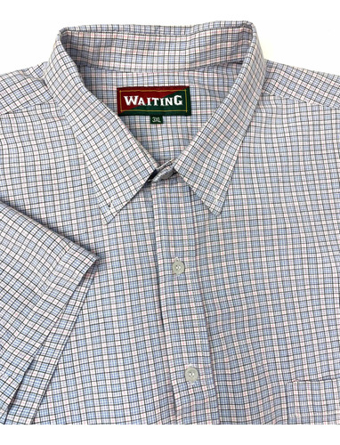 Camisa Hombre X X X L Waiting Contorno 144 Impecable Algodón