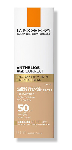 Anthelios Age Correct Fps 50 Color La Roche-posay X 50 Ml