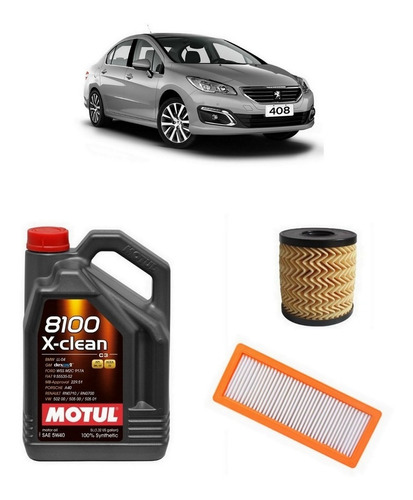 Service Peugeot 207 Hdi Filtros X2 Aceite Motul 8100