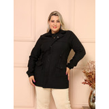 Jaqueta Parka Plus Size Feminina Casaco Tamanhos Grandes