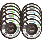 Disco Lixa Flap Grão 40 Kit 10 Peças Classic Basic Norton