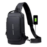 Bolso Antirrobo Impermeable Morral Bandolera Con Puerto Usb