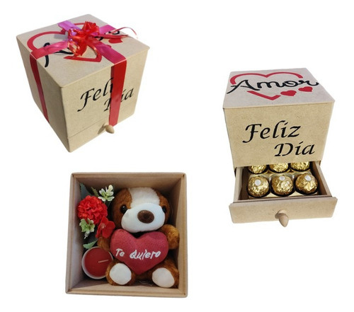 Regalos Box - Bombones -peluche