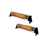 2 Estufas Electrica 2 Velas 1200w Horizontal Vertical Premiu