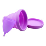 Copa Menstrual Certificada Fda + Vaso Esterilizador 