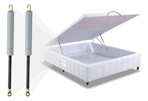 Par Amortecedor Cama Box Baú Casal 1500n/150kgf Ortobom