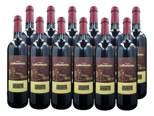 Vino Tinto La Redonda Ruby 750 Ml Caja Con 12 Pz