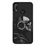 Funda Case Para Huawei Calavera Musica Audifonos Tum