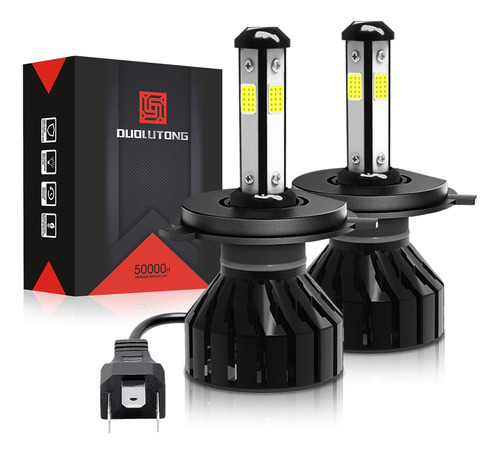 Faro Led H4 H13 9004 9007 De Luz Alta Y Baja 6000k, 4 Caras