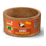 Vaso De Fibra Coco N° 5 Nutricoco 14cmx31cm Samambaia Flores