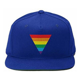 Sombreros - Rainbow Upsidedown Triangle - Lgbtq Flat Brimmed