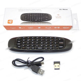 Teclado Inalambrico Recargable Control Remoto Para Pc - Tv