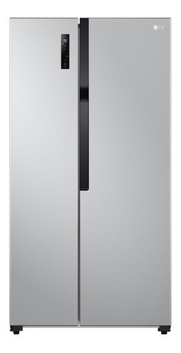 Refrigerador No Frost Side By Side LG Gs51mpp 509lts Color Platinum Silver