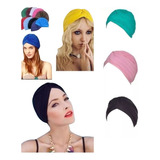 Kit 10 Turbante Touca Feminino Elegante Moda Atacado 