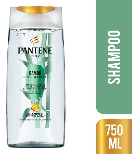 Pack X 6 Unid. Shampoo  Bambu 750 Ml Pantene Shamp-cr-acond