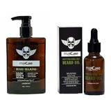 Shampoo De Barba + Aceite De Barba , Barberia Maxcare