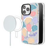 Funda Para iPhone Magsafe Caritas Feliz Para Mujer Tu Nombre