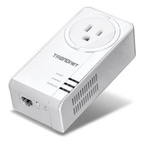 Adaptador Trendnet Powerline 1300 Av2 Con Toma Integrada, Gi