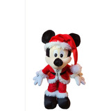 Mickey Mouse Natal 30 Cm  - Presente - Papai Noel - Pelucia