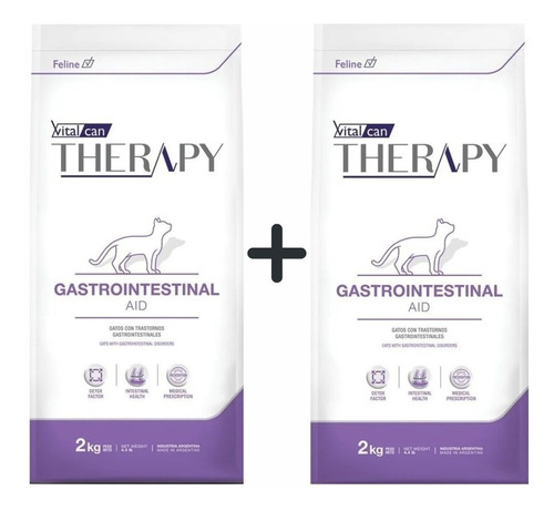 Vitalcan Therapy Gastrointestinal Gato 2 Kg  X 2 Unidades