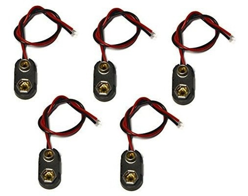 Conector 9v Para Batería (pack De 5)