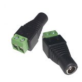 Plug Alimentacion Camara Cctv Hembra Jack 2.1mm X 10 U