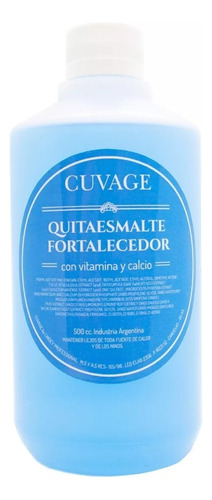 Cuvage Quitaesmalte Fortalecedor Con Vitamina Y Calcio 250ml