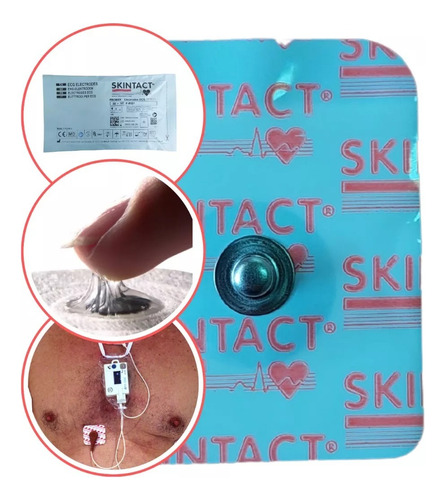 Electrodos Descartables Ecg Skintact Adulto X30 Unidades