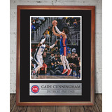 Nba Cade Cunningham Foto Firmada Enmarcada Detroit Pistons