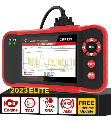 Scanner Digital Launch Crp123 Obd2 ,engine/abs/srs