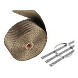 Fita Termotape Titanium  Manta Térmica Escapamento 10m 8zip