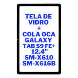 Tela Vidro Frontal Sem Touch Lcd Display Tab S9 Fe Plus X610